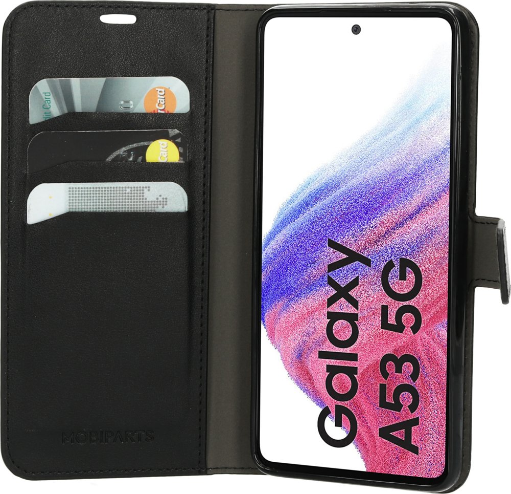Mobiparts Classic Wallet Case Samsung Galaxy A53 (2022) Black - Matmuis - Matmuis