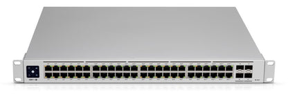 Ubiquiti UniFi USW-Pro-48-PoE Gen2 | Managed L2/L3 Switch | 48 Poorten | Gigabit Ethernet (10/100/1000 Mbps) | PoE++ | 1U Rackmount | Zilver - Matmuis