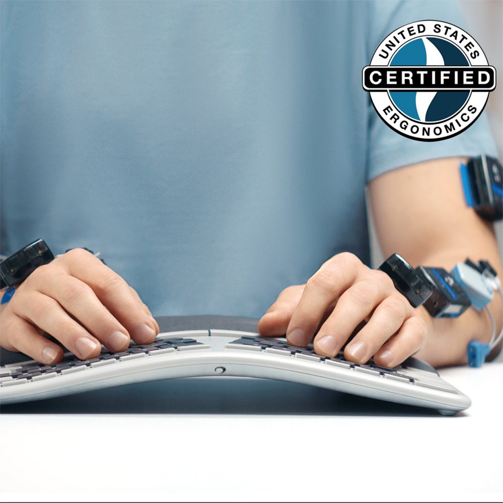 Logitech K860 Ergo | Draadloos Bluetooth Toetsenbord met Receiver | QWERTY - Matmuis - Matmuis