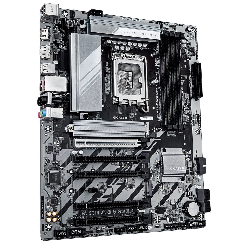 Gigabyte B860 DS3H WIFI6E | Socket LGA 1851 (V1) | Intel B860 | 4xDDR5 | ATX | Moederbord - Matmuis - Matmuis