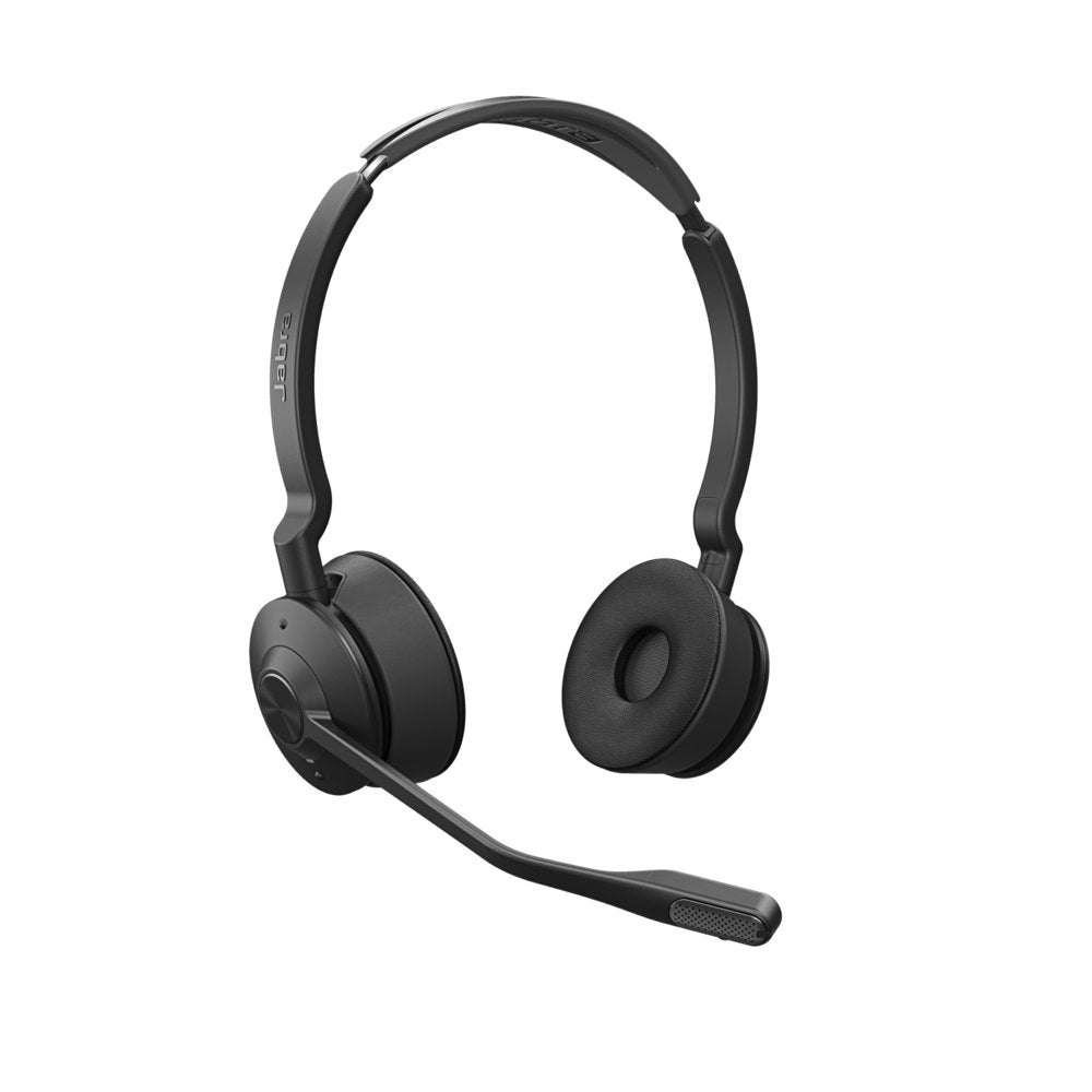 Jabra Engage 75 | Draadloze On-ear Stereo Headset | Oplaadstation | Zwart - Matmuis - Matmuis