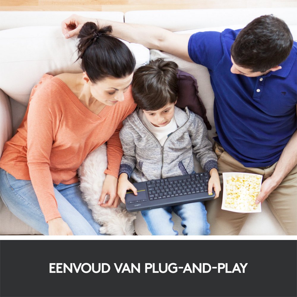 Logitech K400 | Draadloos Toetsenbord met Touchpad | QWERTY - Matmuis - Matmuis
