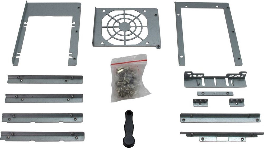 Inter-Tech 4U-4416L | Server Rack Case | Zwart/Zilver - Matmuis