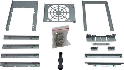 Inter-Tech 4U-4416L | Server Rack Case | Zwart/Zilver - Matmuis