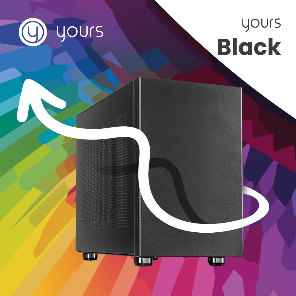 YOURS BLACK | Intel Core i7-14700 | 16 GB RAM | 1TB SSD | HDMI | Windows 11 Professional | Small Form Factor Behuizing - Matmuis - Matmuis