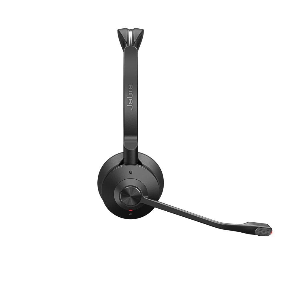 Jabra Engage 75 | Draadloze On-ear Stereo Headset | Oplaadstation | Zwart - Matmuis - Matmuis