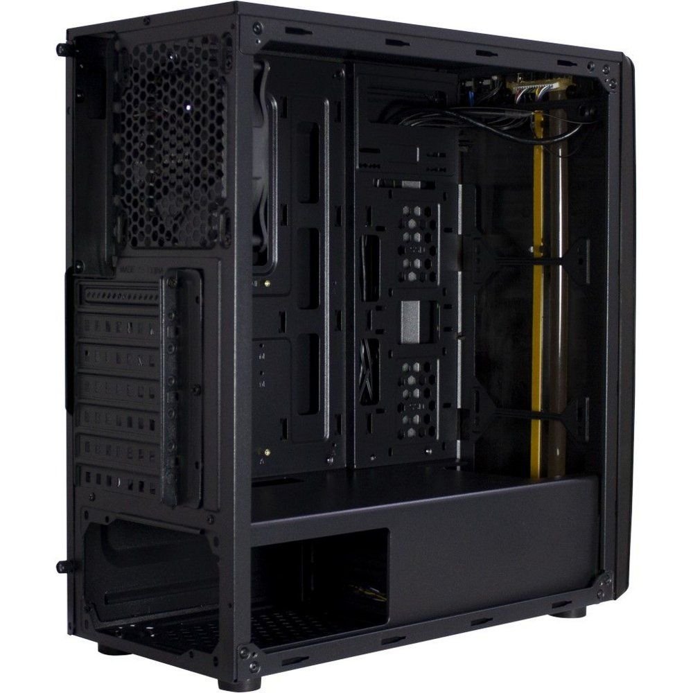 Inter-Tech Thunder Blue Light | Midi Tower Case | Zwart | RENEWED - Matmuis