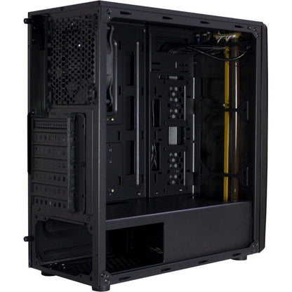 Inter-Tech Thunder Blue Light | Midi Tower Case | Zwart | RENEWED - Matmuis
