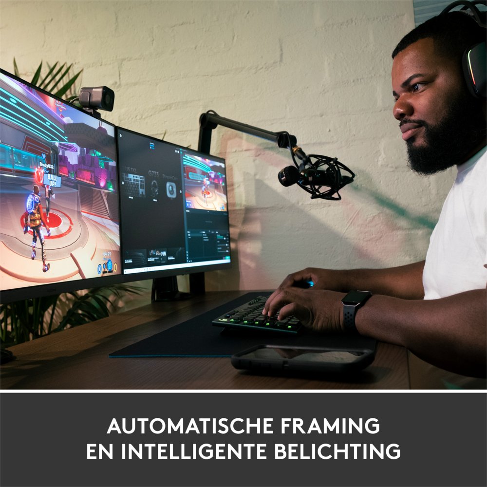 Logitech StreamCam | 1080p 60FPS USB-C Webcam met Microfoon | Grafiet - Matmuis - Matmuis