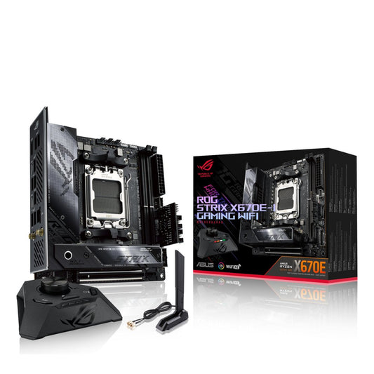 ASUS ROG STRIX X670E-I GAMING WIFI | Socket AM5 | AMD X670 | 2xDDR5 | Mini-ITX | Moederbord - Matmuis - Matmuis