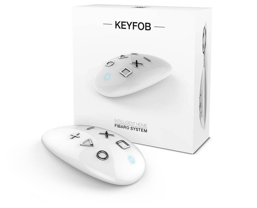 Fibaro KeyFob elektrische schakelaar Wit - Matmuis - Matmuis