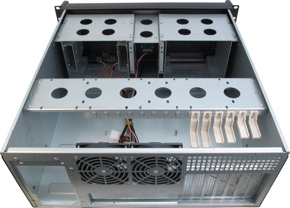 Inter-Tech IPC 4U-4098-S | Server Rack Case | Zwart - Matmuis
