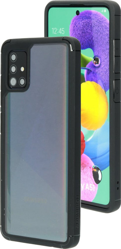 Mobiparts Rugged Clear Case | Samsung Galaxy A51 (2020) | Black - Matmuis - Matmuis