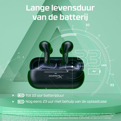 HyperX Cloud MIX Buds | Draadloze In-Ear Gaming Oordopjes | Bluetooth | Zwart - Matmuis