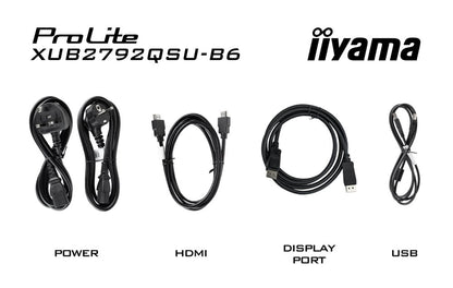 iiyama ProLite XUB2792QSU-B6 27" | 2560x1440 IPS | 100Hz | Monitor - Matmuis
