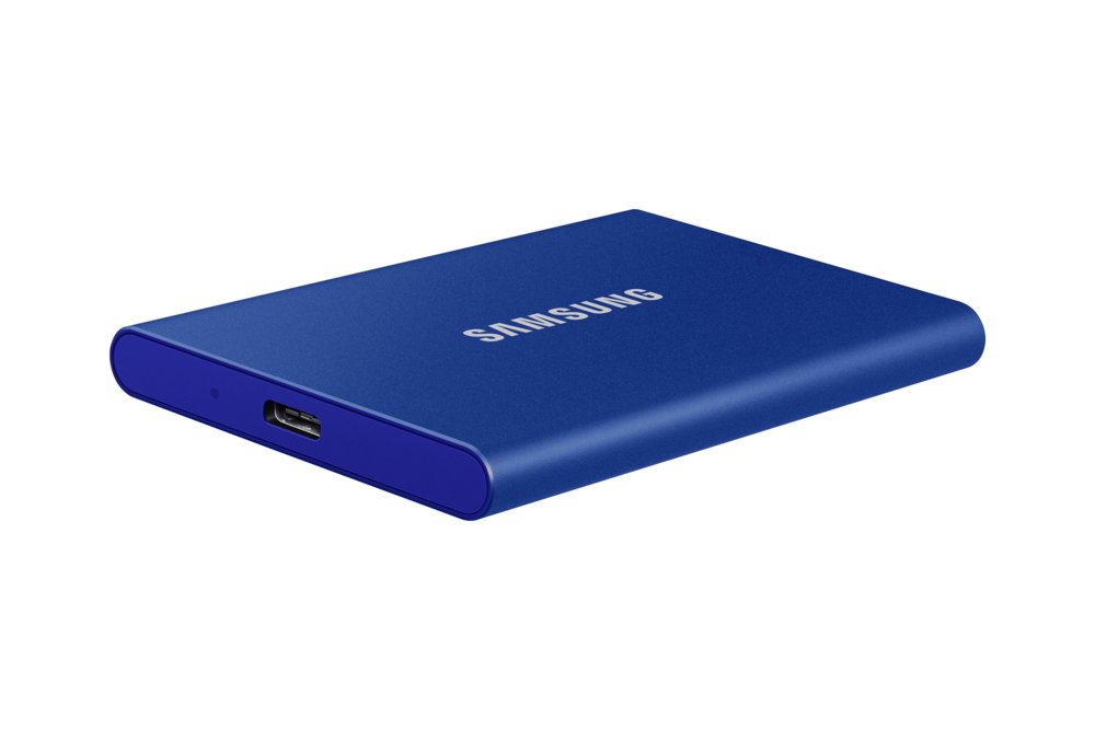 Samsung T7 | Externe SSD | 1TB | USB 3.2 Gen2 | 1.050MB/s Lezen | 1.000MB/s Schrijven | Blauw - Matmuis - Matmuis