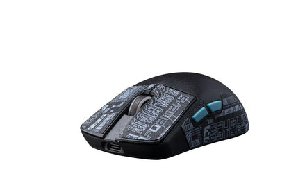 ASUS ROG Harpe Ace Aim Lab Edition | Draadloze Muis | Links- en Rechtshandig | RF + Bluetooth + USB-A | 36000 DPI | Zwart - Matmuis - Matmuis