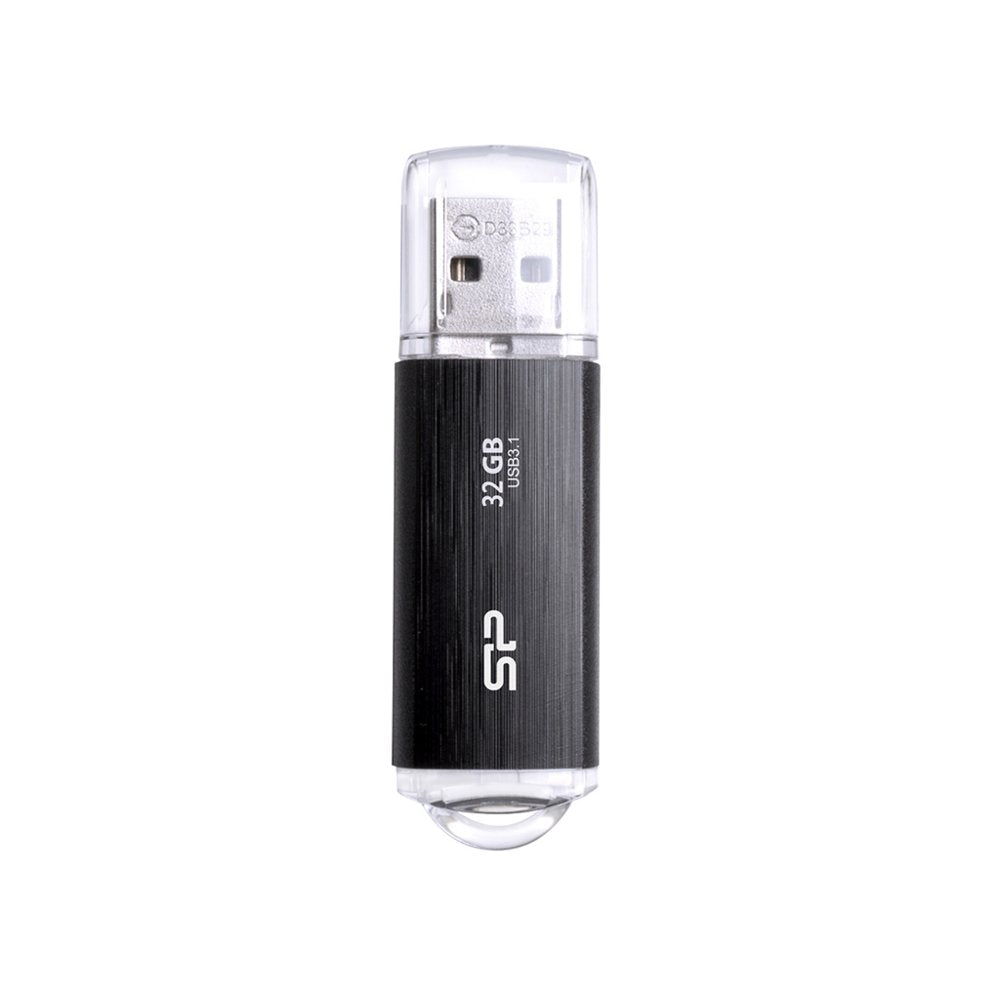 Silicon Power Blaze B02 | 32GB USB-A 3.2 Flash Drive | Zwart - Matmuis
