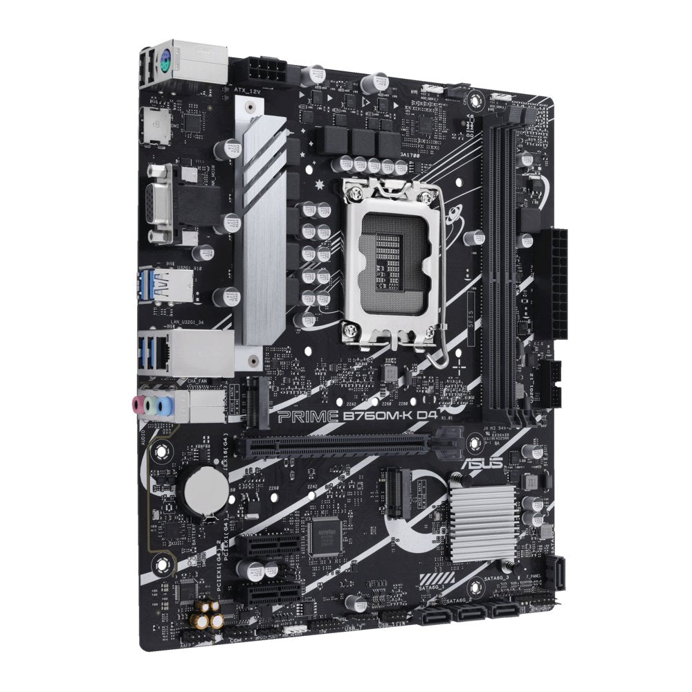 ASUS PRIME B760M-K D4 | Socket LGA 1700 | Intel B760 | 2xDDR4 | Micro-ATX | Moederbord - Matmuis - Matmuis