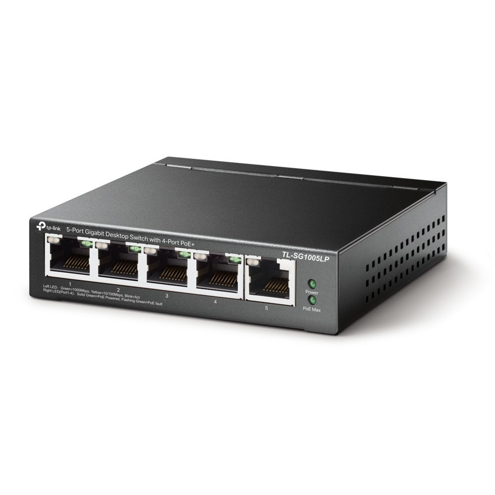 TP-Link TL-SG1005LP | Unmanaged | Gigabit Ethernet (10/100/1000 Mbps) | Power over Ethernet (PoE) - Matmuis