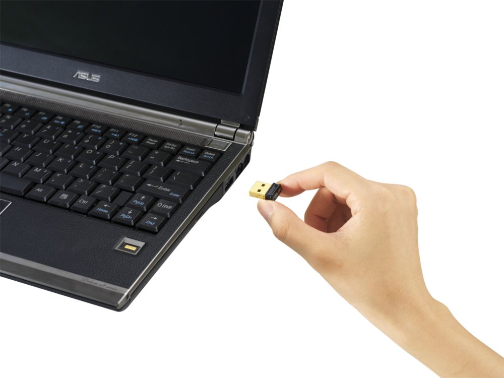 ASUS USB-N10 Nano B1 | Wi-Fi 4 USB Adapter | 150 Mbps | 2,4 GHz | USB 2.0 - Matmuis - Matmuis