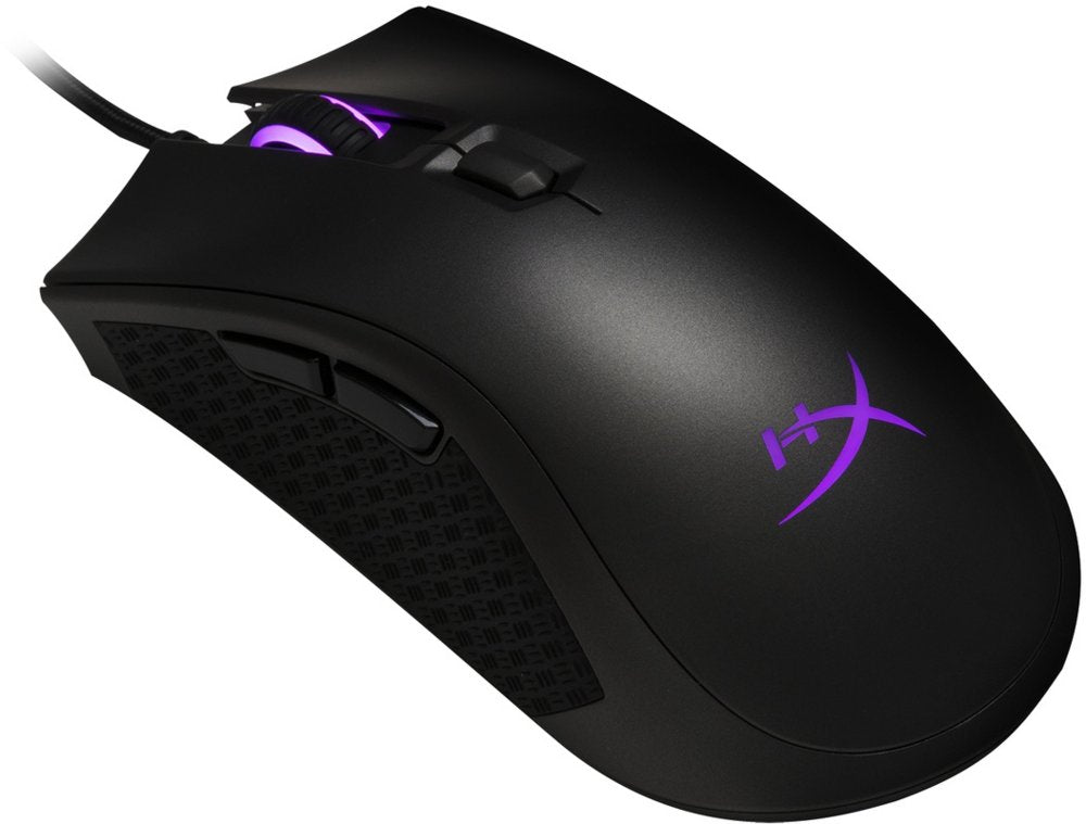 HyperX Pulsefire | Bekabelde Gaming Muis | Rechtshandig | USB-A | 16000 DPI | Zwart - Matmuis - Matmuis
