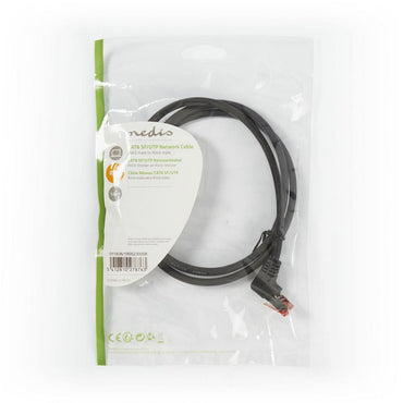 Nedis SF/UTP Cat 6 Netwerkkabel | 1 m | Zwart - Matmuis - Matmuis