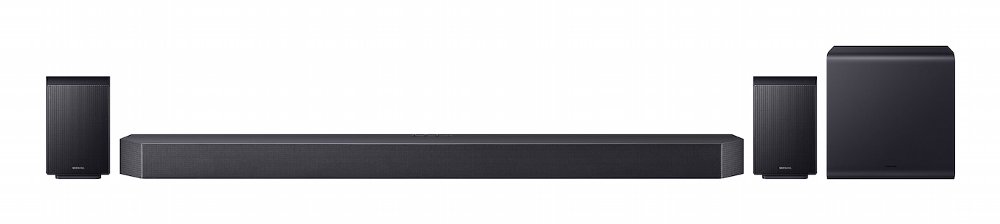 Samsung HW-Q990H Q-Series | 11.1.4-kanaals Dolby Atmos Soundbar | Draadloze Subwoofer & Rear Speakers | Zwart - Matmuis