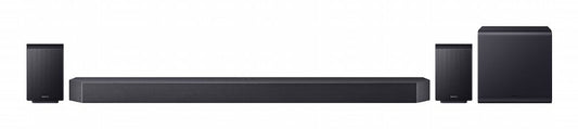 Samsung HW-Q990H Q-Series | 11.1.4-kanaals Dolby Atmos Soundbar | Draadloze Subwoofer & Rear Speakers | Zwart