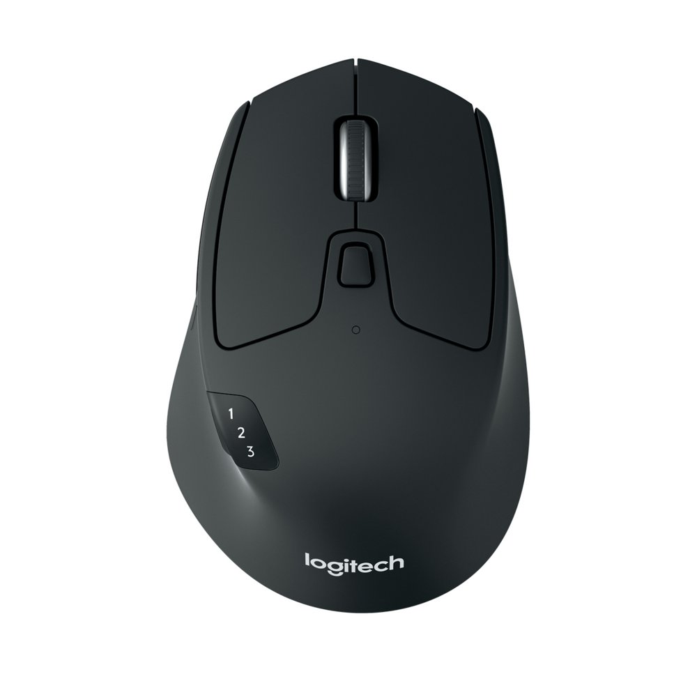 Logitech M720 Triathlon | Draadloze Muis | Rechtshandig | RF + Bluetooth | 1000 DPI | Zwart - Matmuis