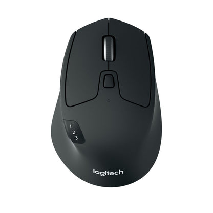 Logitech M720 Triathlon | Draadloze Muis | Rechtshandig | RF + Bluetooth | 1000 DPI | Zwart - Matmuis - Matmuis