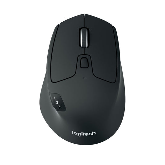 Logitech M720 Triathlon | Draadloze Muis | Rechtshandig | RF + Bluetooth | 1000 DPI | Zwart - Matmuis - Matmuis