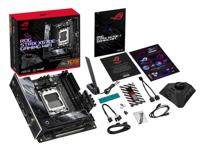 ASUS ROG STRIX X670E-I GAMING WIFI | Socket AM5 | AMD X670 | 2xDDR5 | Mini-ITX | Moederbord - Matmuis - Matmuis