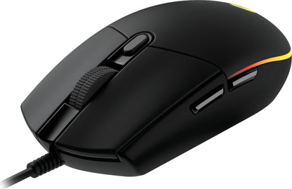 Logitech G203 LIGHTSYNC | Bedrade Gaming Muis | Links- en Rechtshandig | USB-A | 8.000 DPI | Zwart - Matmuis - Matmuis