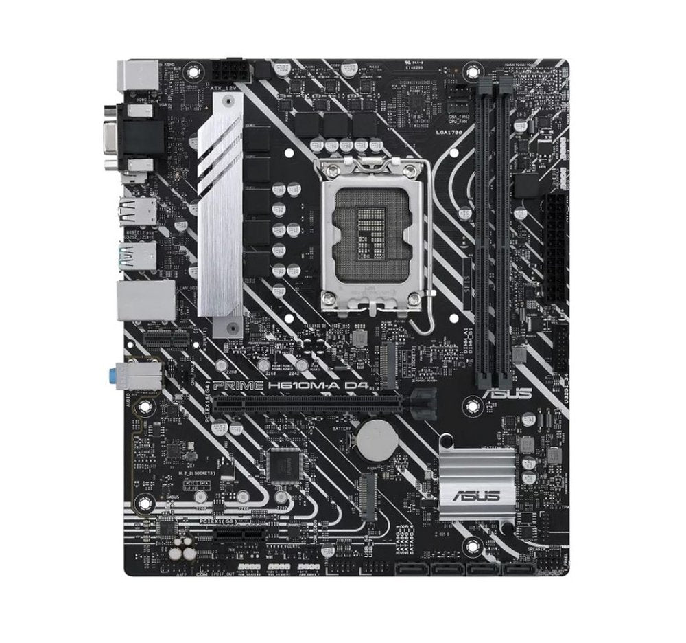 ASUS PRIME H610M-A D4-CSM | Socket LGA 1700 | Intel H610 | 2xDDR4 | Micro-ATX | Moederbord - Matmuis - Matmuis