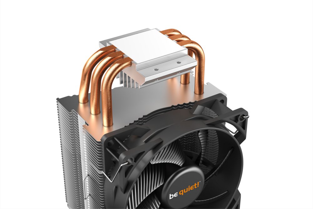be quiet! Pure Rock Slim 2 | 130W TDP | 155mm Hoogte | 92mm Fan | CPU Luchtkoeler - Matmuis