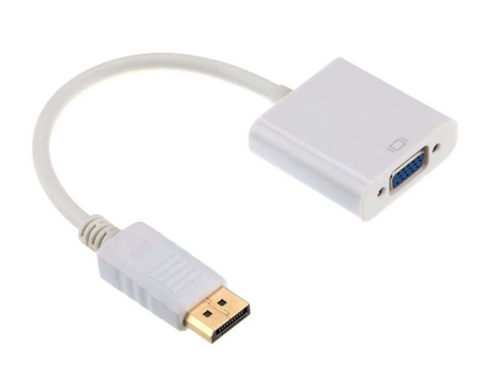Gembird DisplayPort naar VGA Adapter | Wit - Matmuis - Matmuis