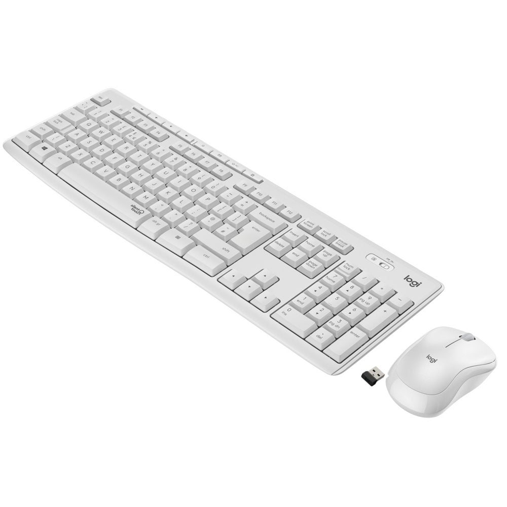 Logitech MK295 toetsenbord RF Draadloos QWERTY US International Wit - Matmuis - Matmuis