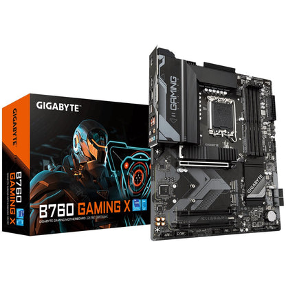 Gigabyte B760 GAMING X | Socket LGA 1700 | Intel B760 | 4xDDR5 | ATX | Moederbord - Matmuis - Matmuis