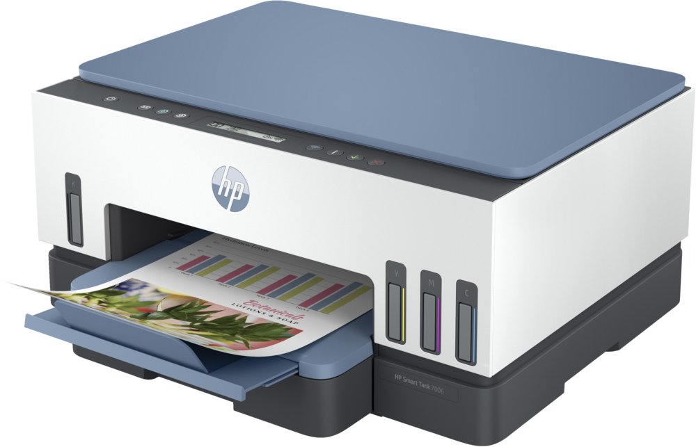 HP Smart Tank 7006 | All-in-One Inkjetprinter | 4800 x 1200 DPI | Wi-Fi | Kleur - Matmuis - Matmuis
