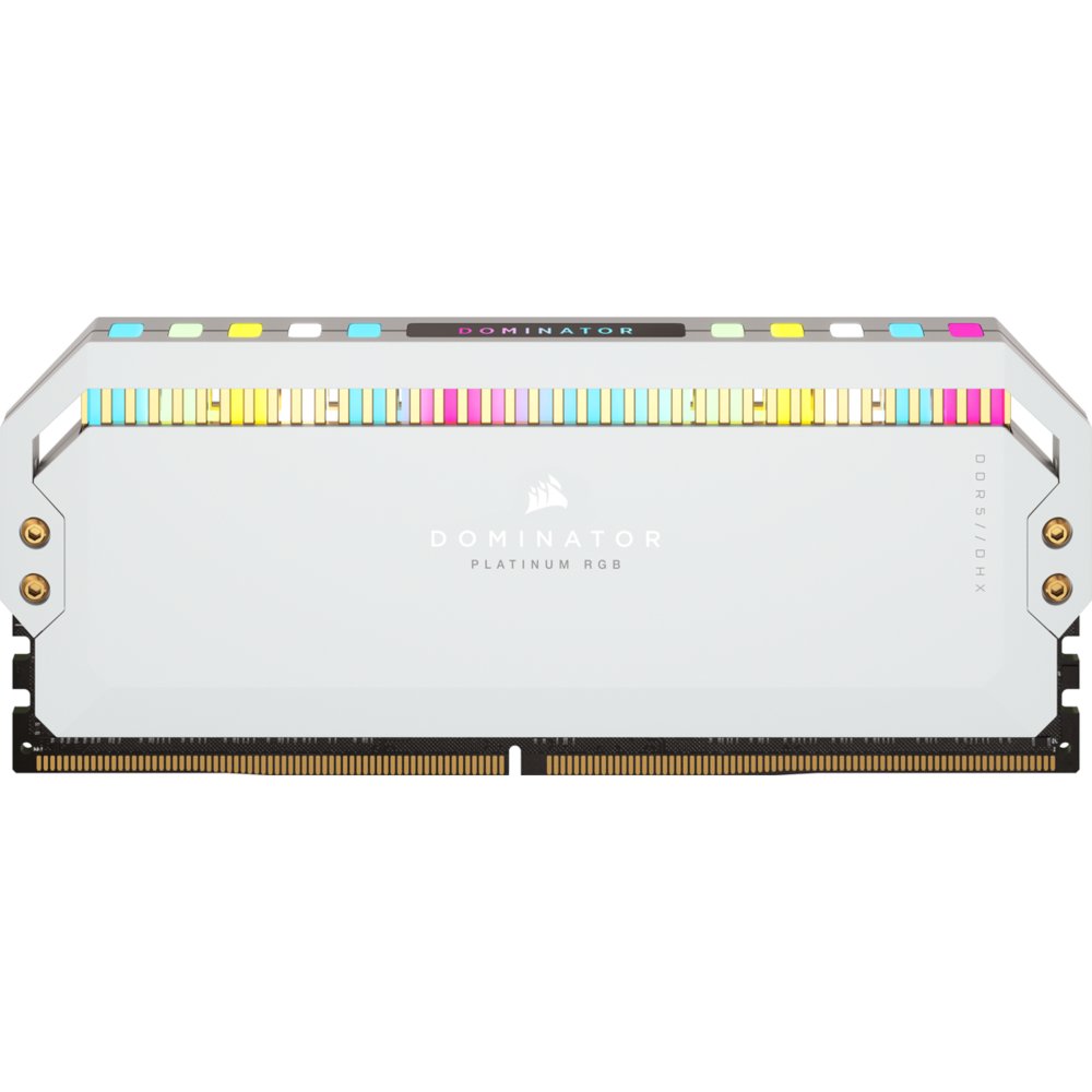 Corsair Dominator Platinum RGB Wit | 32GB 2x16GB DDR5 | 5600MHz | DIMM | CL40 | Geheugenmodule | RAM - Matmuis - Matmuis