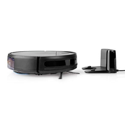 Nedis WIFIVCR001CBK | Robotstofzuiger 0,2 Liter | Zakloos | Zwart - Matmuis
