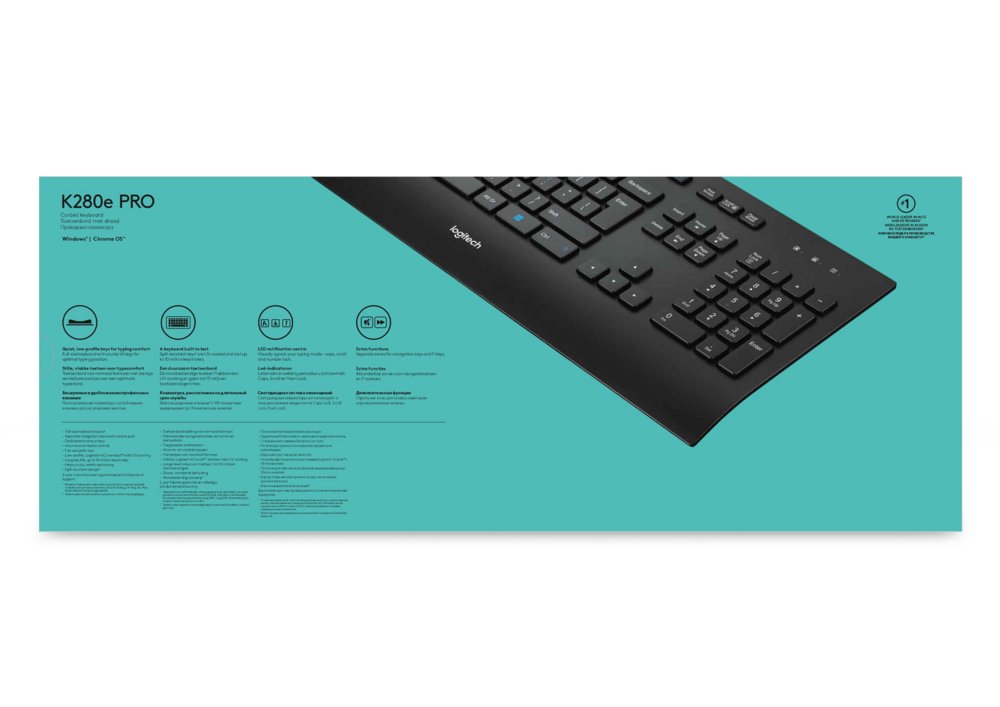 Logitech K280E OEM | Bedraad Toetsenbord | QWERTY - Matmuis - Matmuis