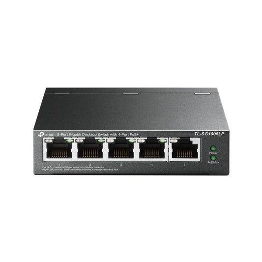 TP-Link TL-SG1005LP | Unmanaged | Gigabit Ethernet (10/100/1000 Mbps) | Power over Ethernet (PoE) - Matmuis