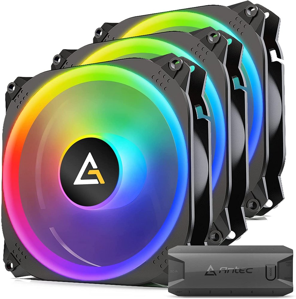 Antec Prizm X ARGB 3 Pack | 120mm Case Fans met Fan Controller - Matmuis