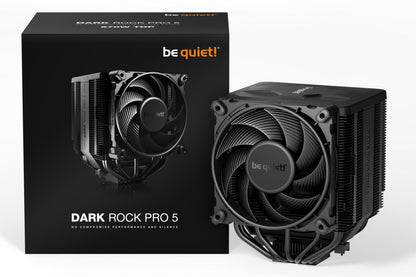 be quiet! Dark Rock Pro 5 | 270W TDP | 168mm | CPU Luchtkoeler - Matmuis