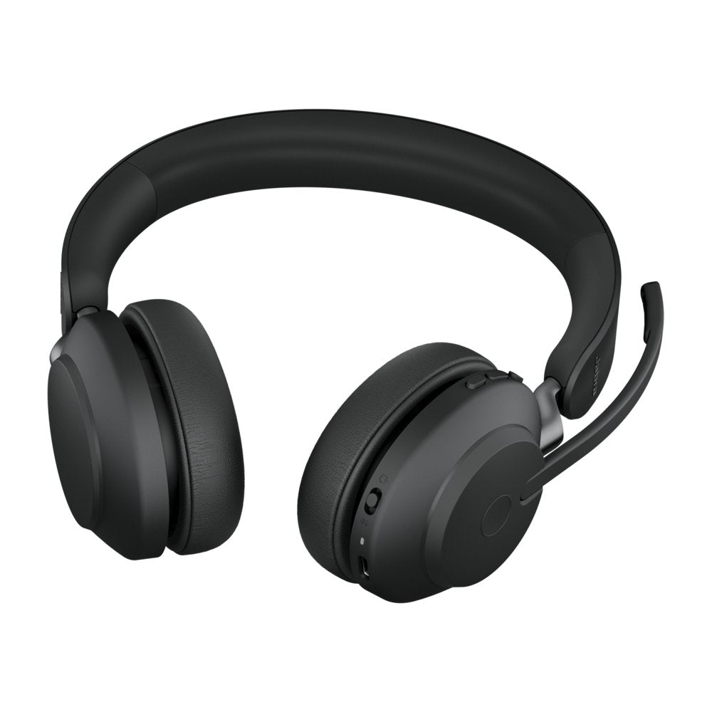 Jabra Evolve2 65 UC | Draadloze On-Ear Headset | Bluetooth | Zwart - Matmuis - Matmuis