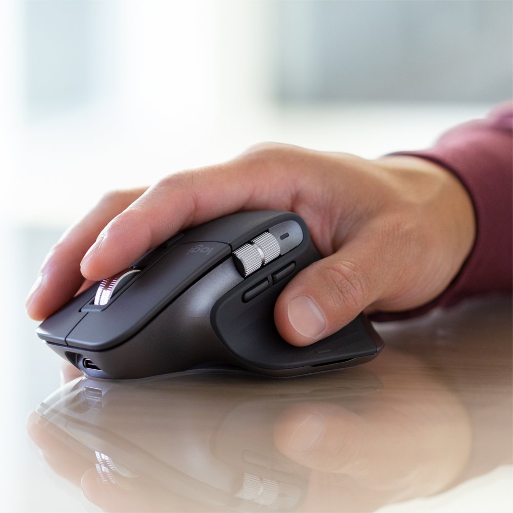 Logitech MX Keys Combo for Business Gen 2 | Draadloze Toetsenbord- en Muis-combo | RF / Bluetooth | QWERTY US International | Grafiet - Matmuis - Matmuis