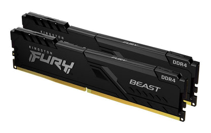 Kingston Fury Beast | 64GB 2x32GB DDR4 | 3600MHz | DIMM | CL18 | Geheugenmodule | RAM - Matmuis - Matmuis