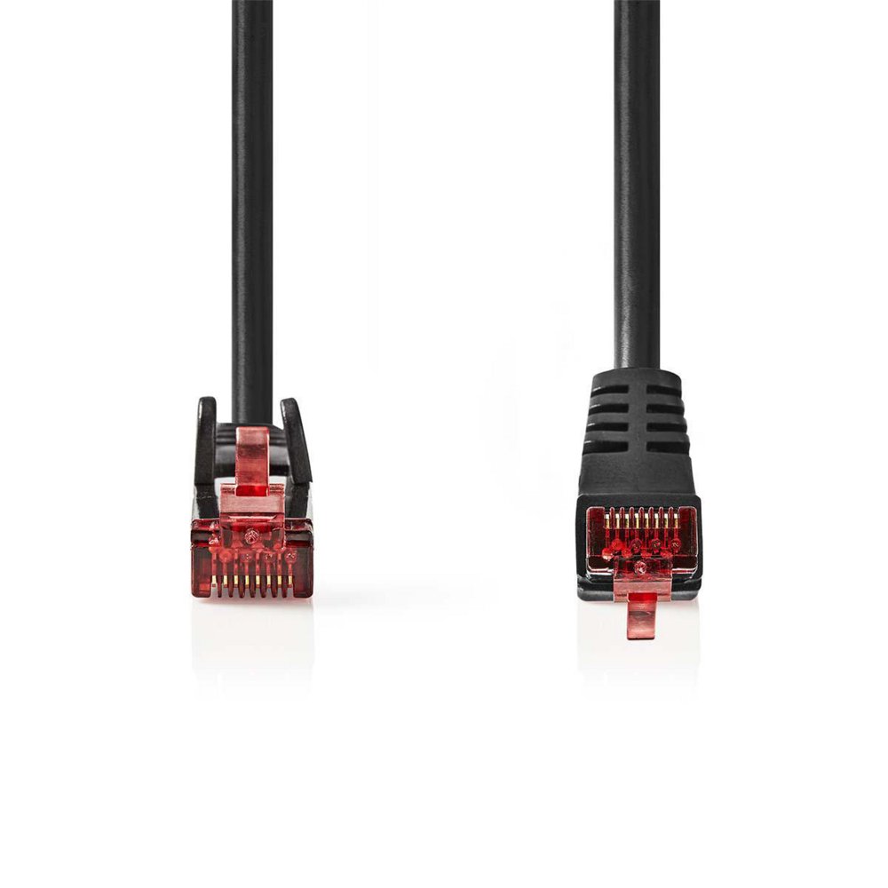 Nedis SF/UTP Cat 6 Netwerkkabel | 1 m | Zwart - Matmuis - Matmuis